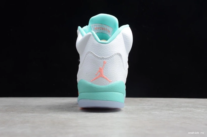 Rep Onekick Light 440892-100 Air Jordan GS Aqua 5 0821
